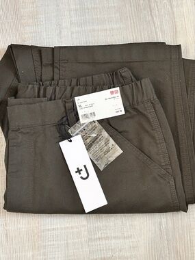 NWT Uniqlo Cargo Work Pants Men's DARK GREEN Sz XL Waist 36-39 29 Inseam